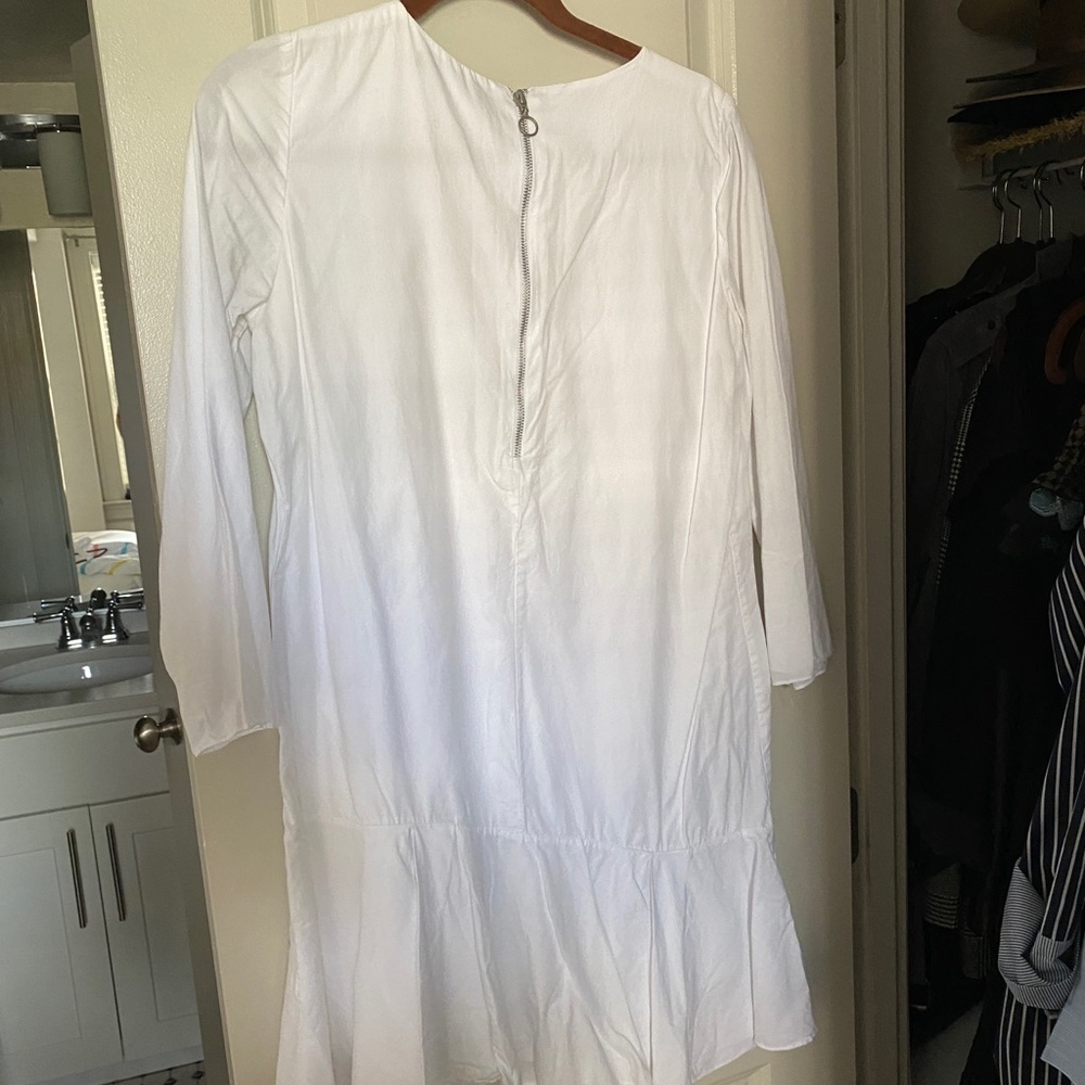 Zara white ruffle dress - Picture 5 of 6